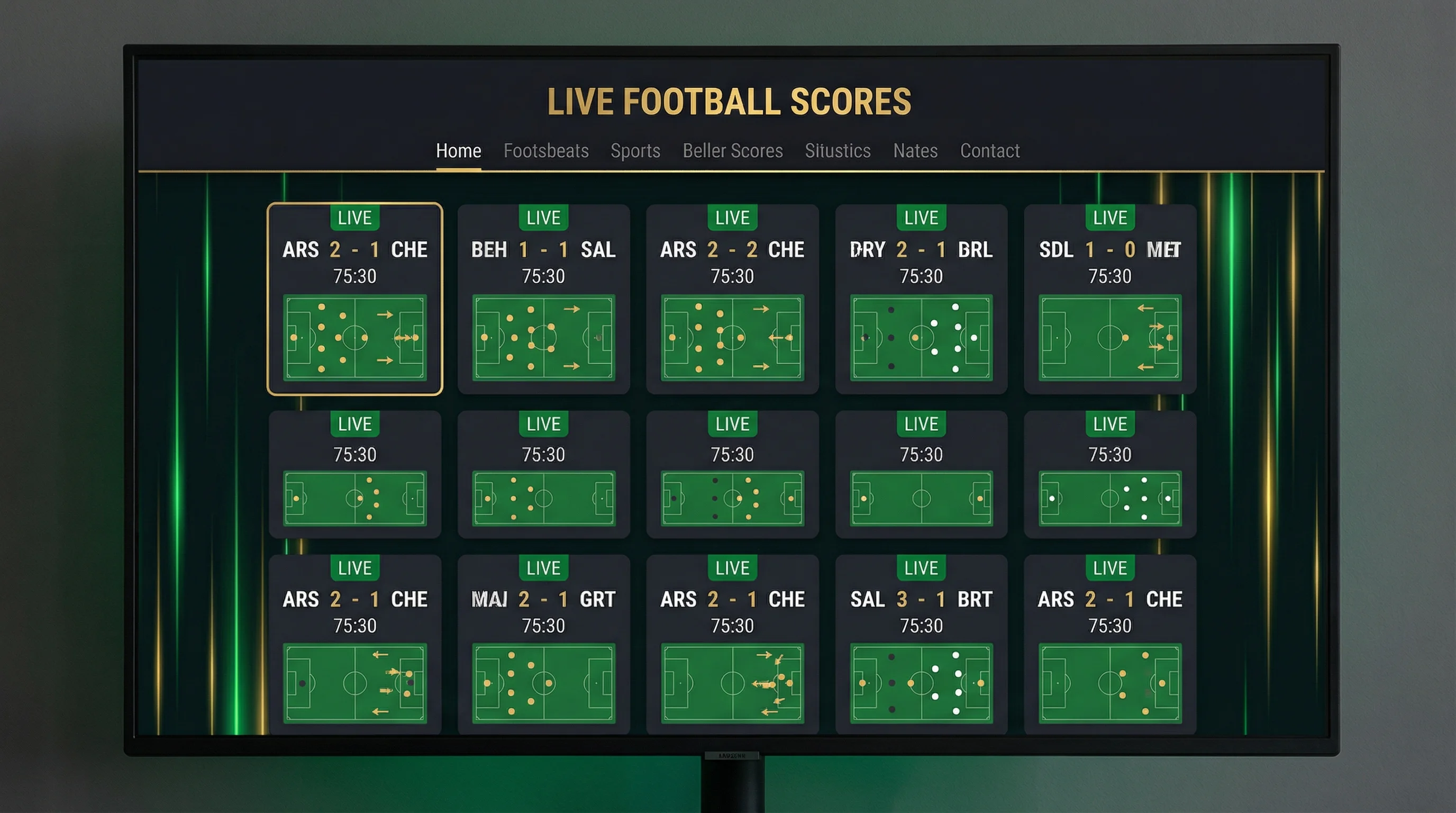 足球实时比分系统